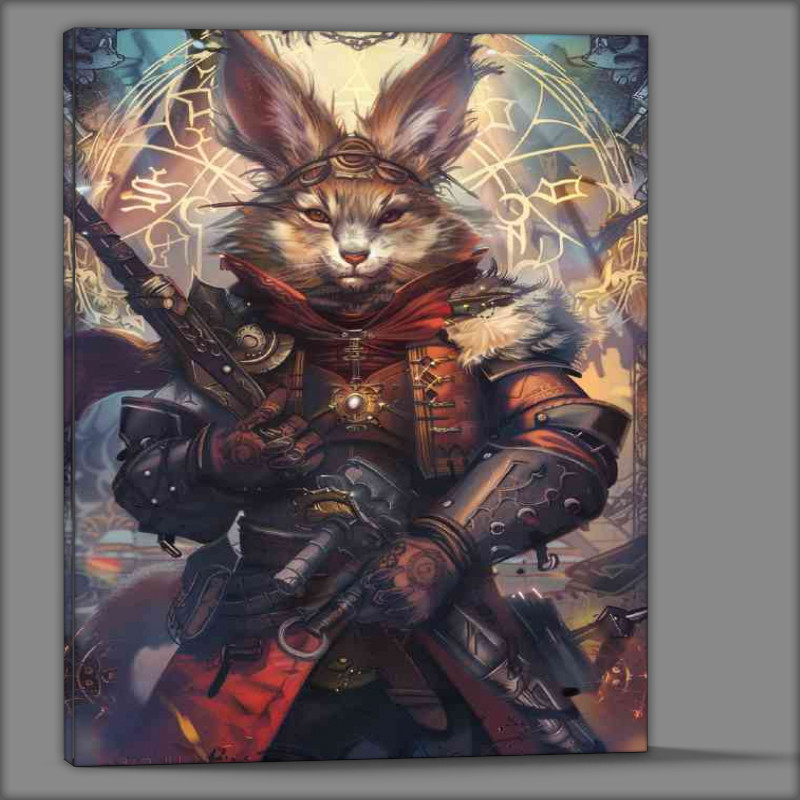 Buy Canvas : (A fantasy anthropomorphic portrait of an animal)