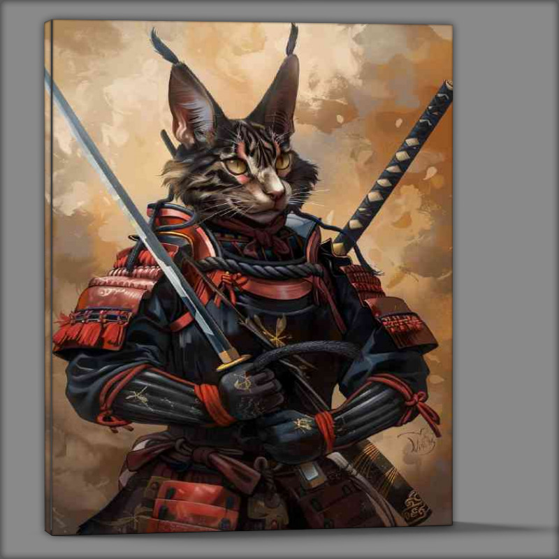 Buy Canvas : (Manc Cat samurai)