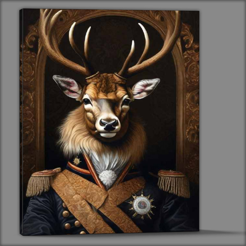 Buy Canvas : (Strgs head with a noble presence)