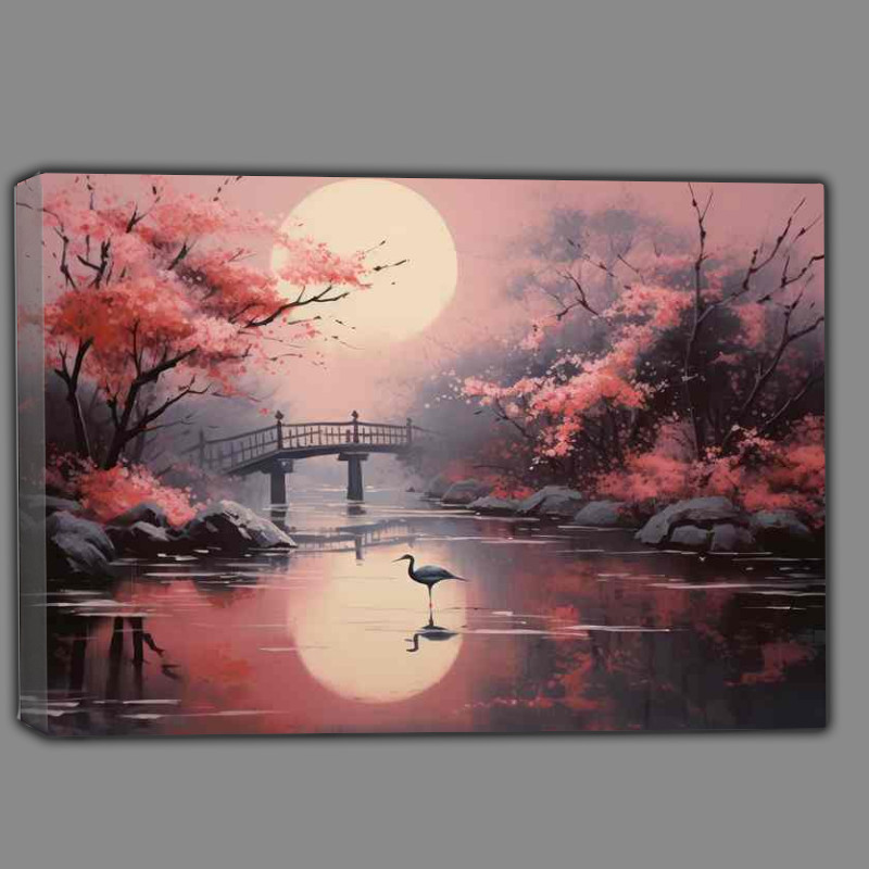 Buy Canvas : (Sustainability and Conservation of crane in Japan)