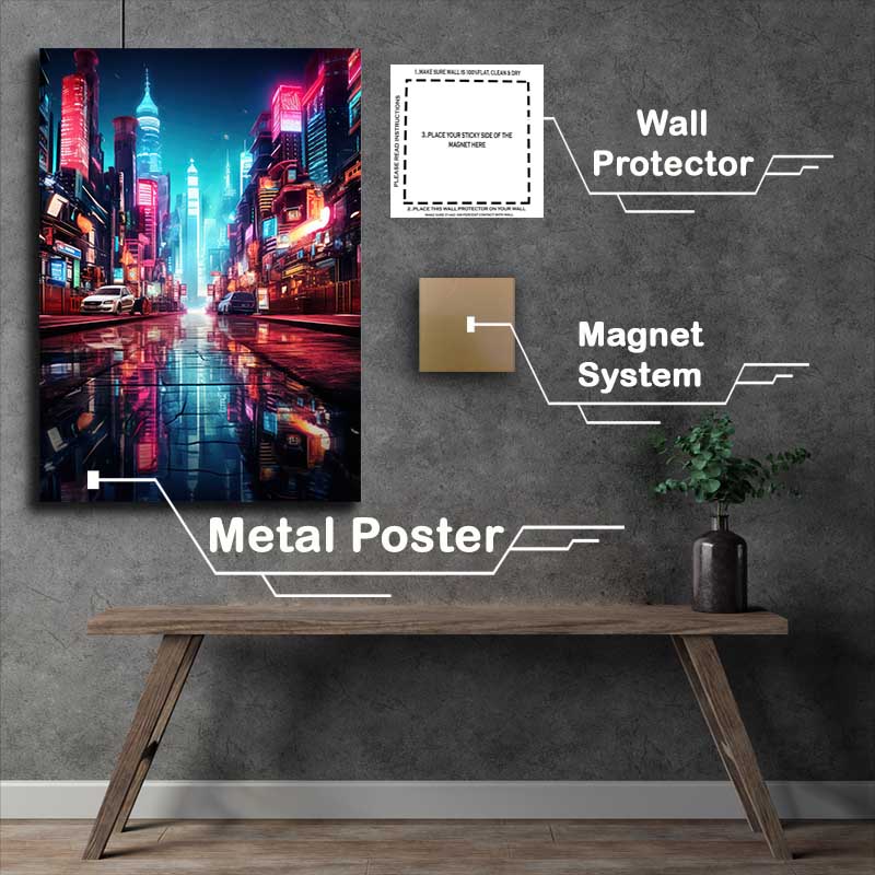 Buy Metal Poster : (Pixelated Paradox)