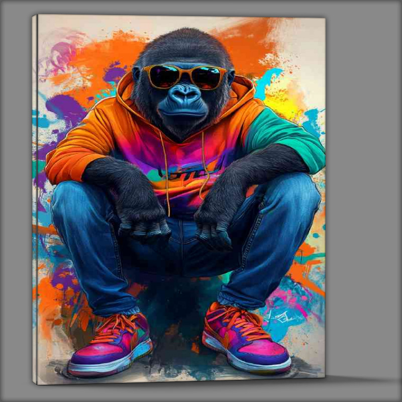 Buy Canvas : (Gorrilla looking street wise hip)