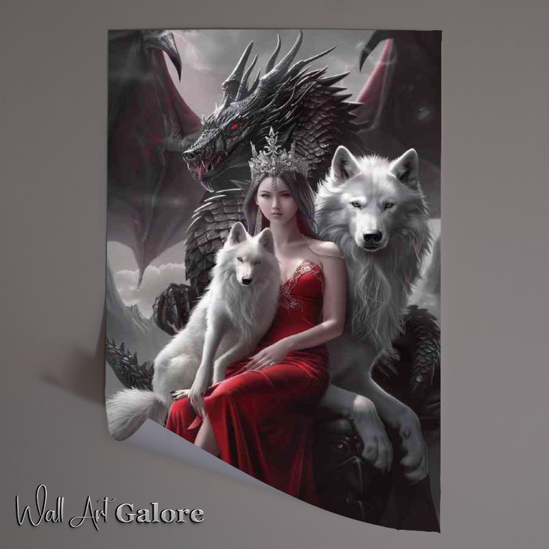 Buy Unframed Poster : (The protector of wolves)