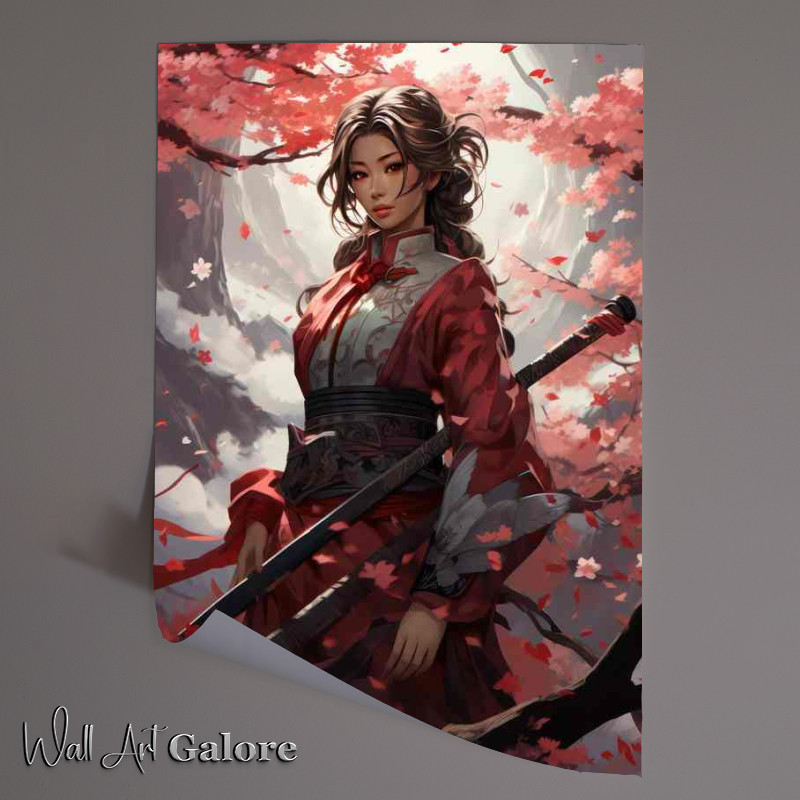 Buy Unframed Poster : (Anime style art with a sword style)