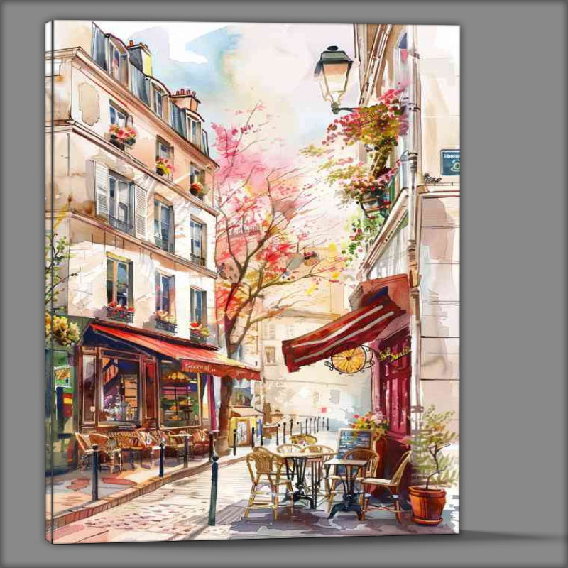 Buy Canvas : (Coffee in a paris cafe)