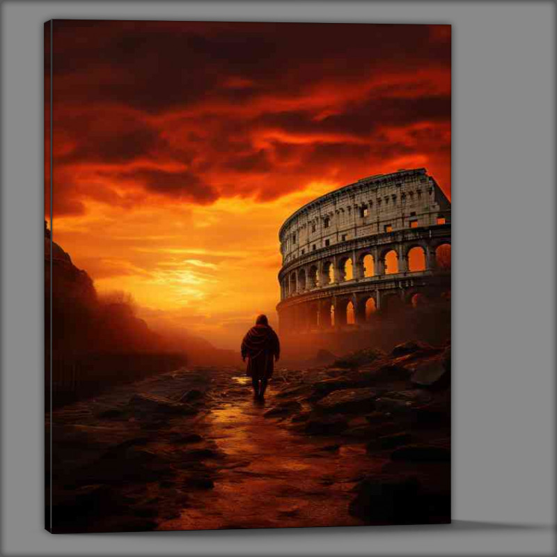 Buy Canvas : (remains of the roman empire)