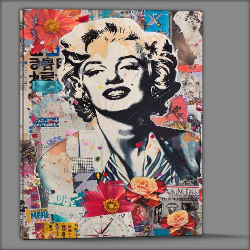 Buy Canvas : (A pop art Monroe of iconic figure)