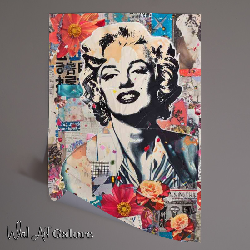 Buy Unframed Poster : (A pop art Monroe of iconic figure)