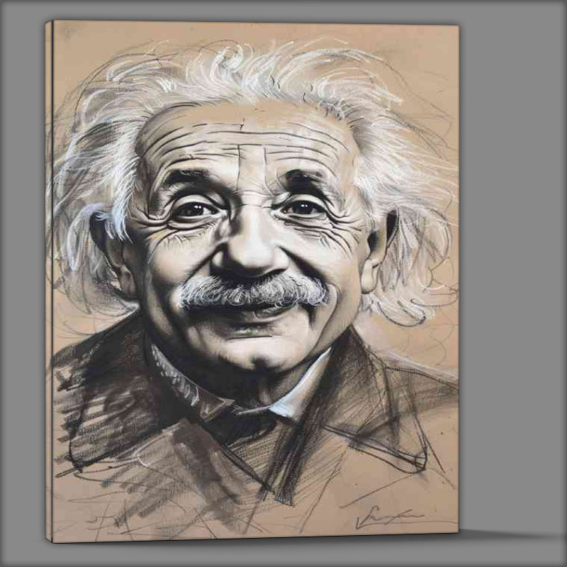 Buy Canvas : (Albert Einstein he is smiling)