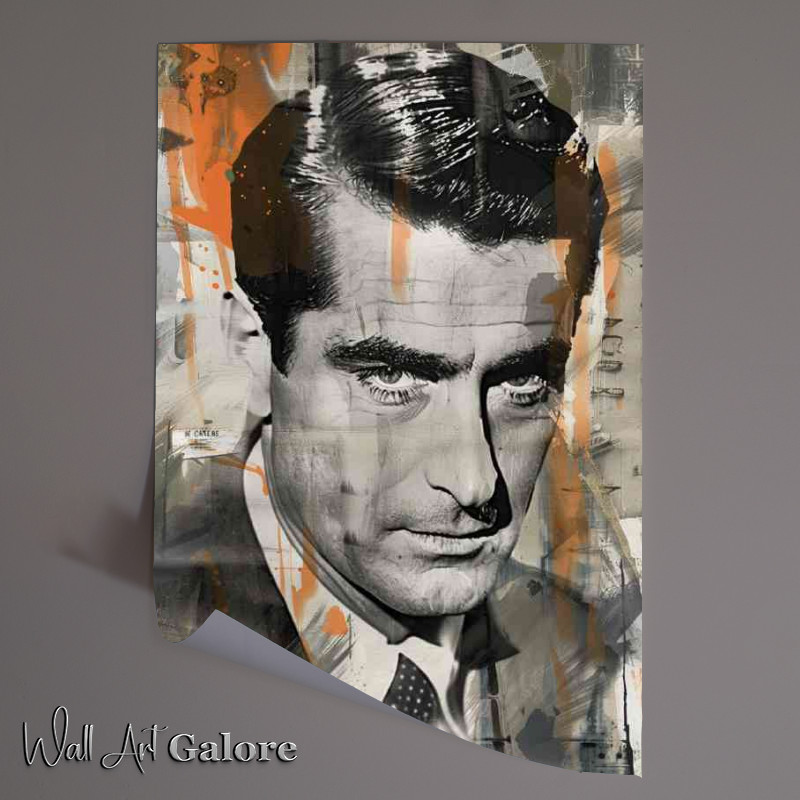 Buy Unframed Poster : (Cary Grant icon street art)