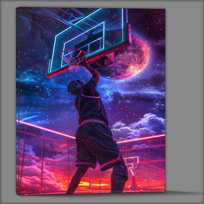 Buy Canvas : (Basketball another world)