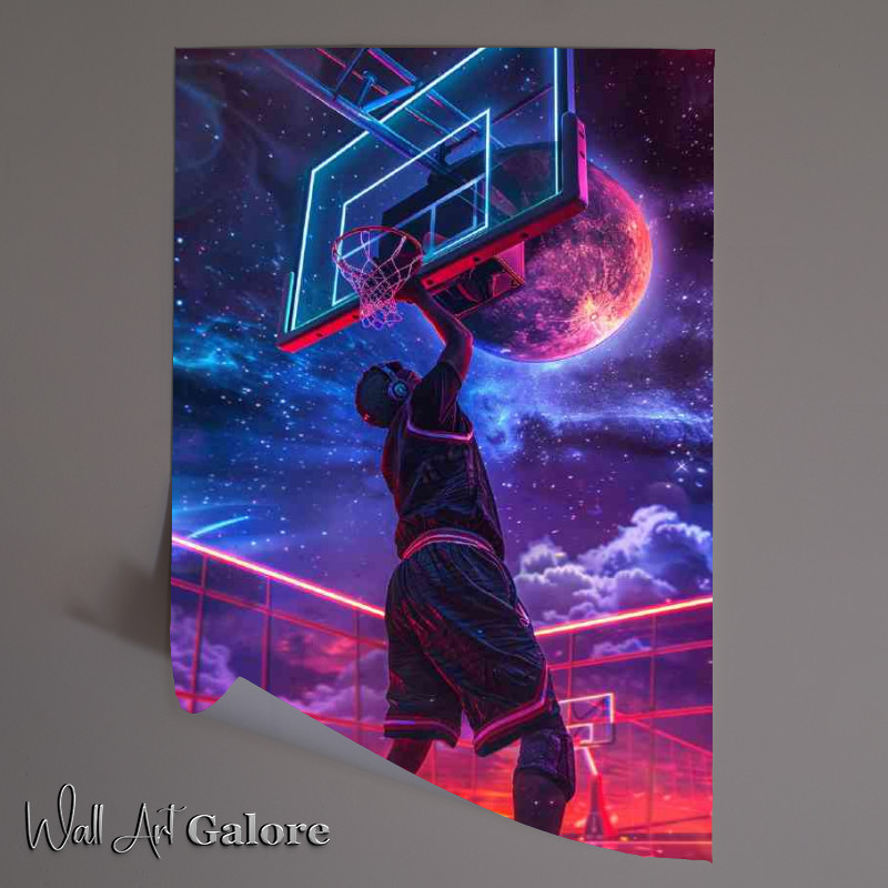 Buy Unframed Poster : (Basketball another world)