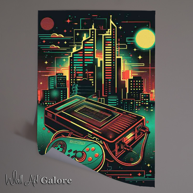Buy Unframed Poster : (Old school gaming console)