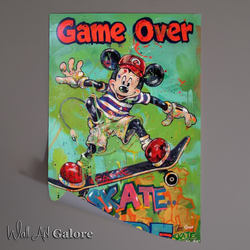 Buy Unframed Poster : (Skate or die retro gaming)