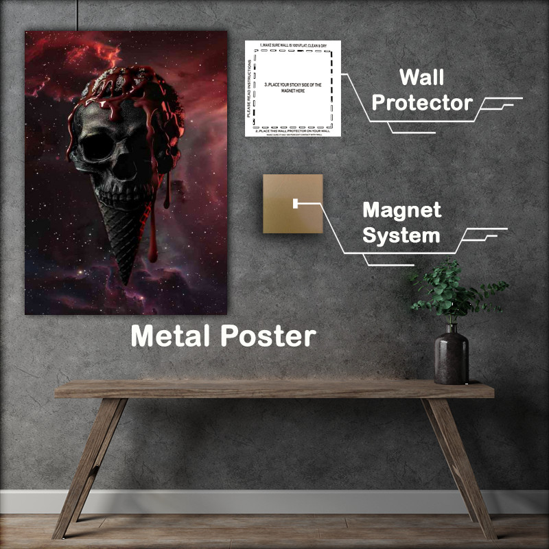 Buy Metal Poster : (The dark ice cream cone)