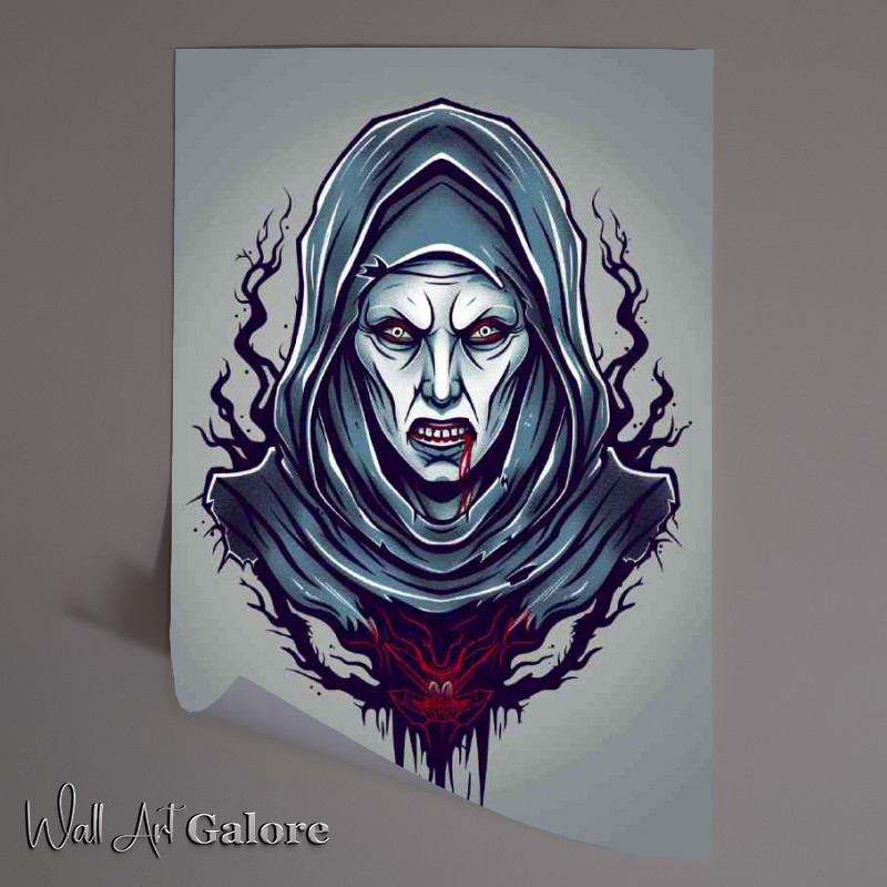 Buy Unframed Poster : (The evil faced nun)