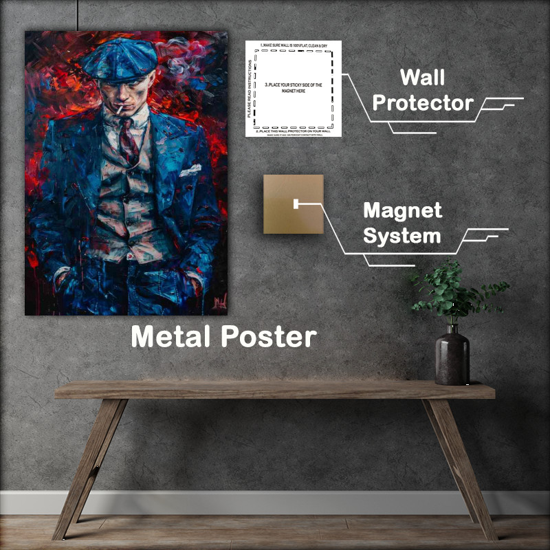 Buy Metal Poster : (A gang member of the old gangster peaky blinders)