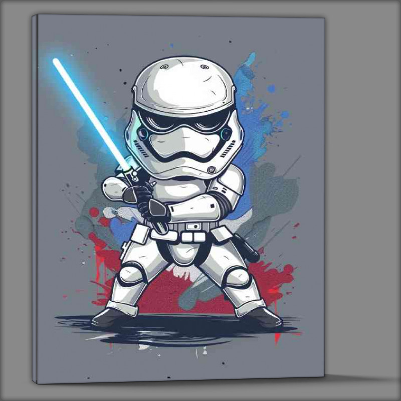 Buy Canvas : (Cartoon style storm trooper)