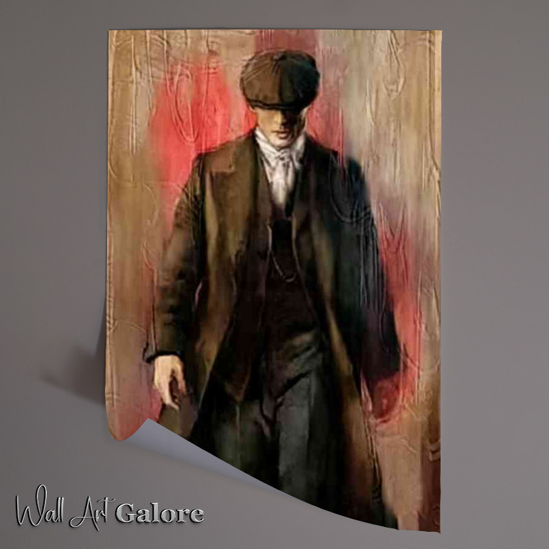 Buy Unframed Poster : (Dynamic paint of a peaky blinder)