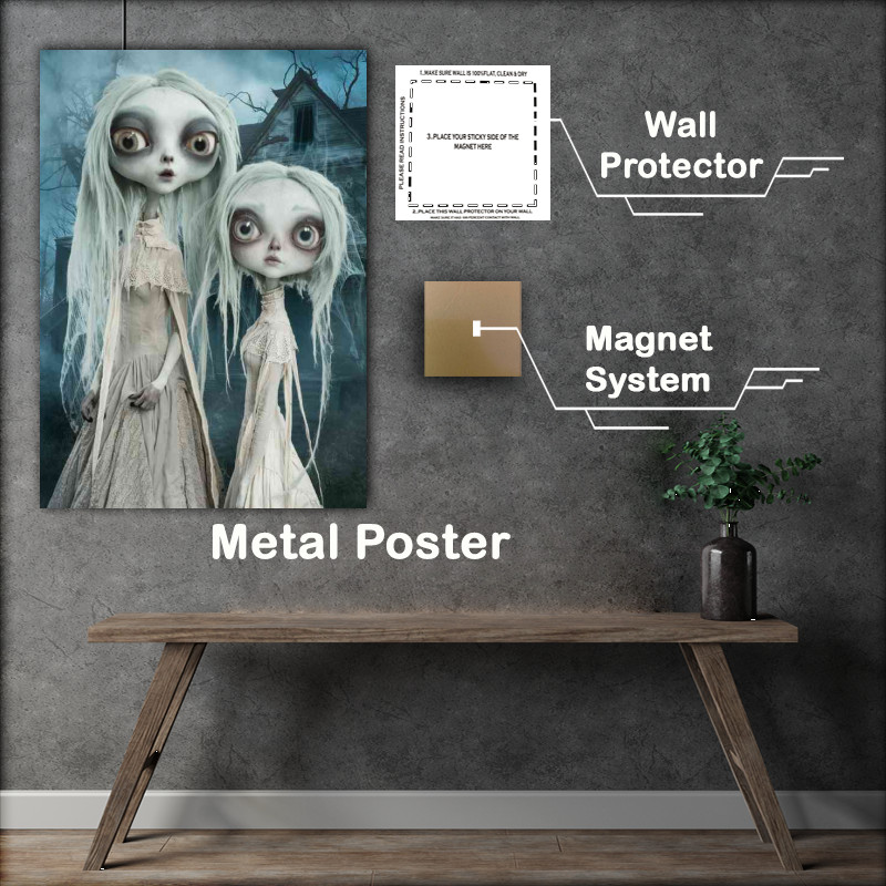 Buy Metal Poster : (Ethereal ghostly figures)