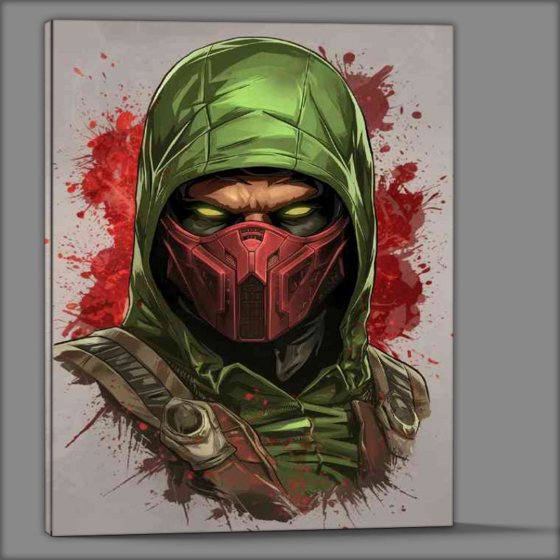 Buy Canvas : (Gaming mortal kombat in green)