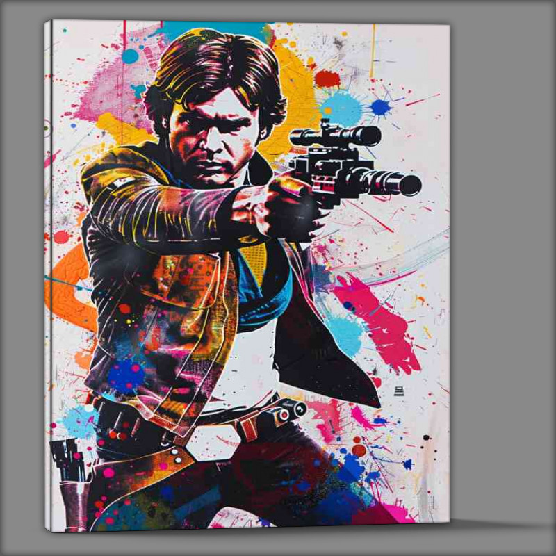 Buy Canvas : (Hans solo splash art graffiti)