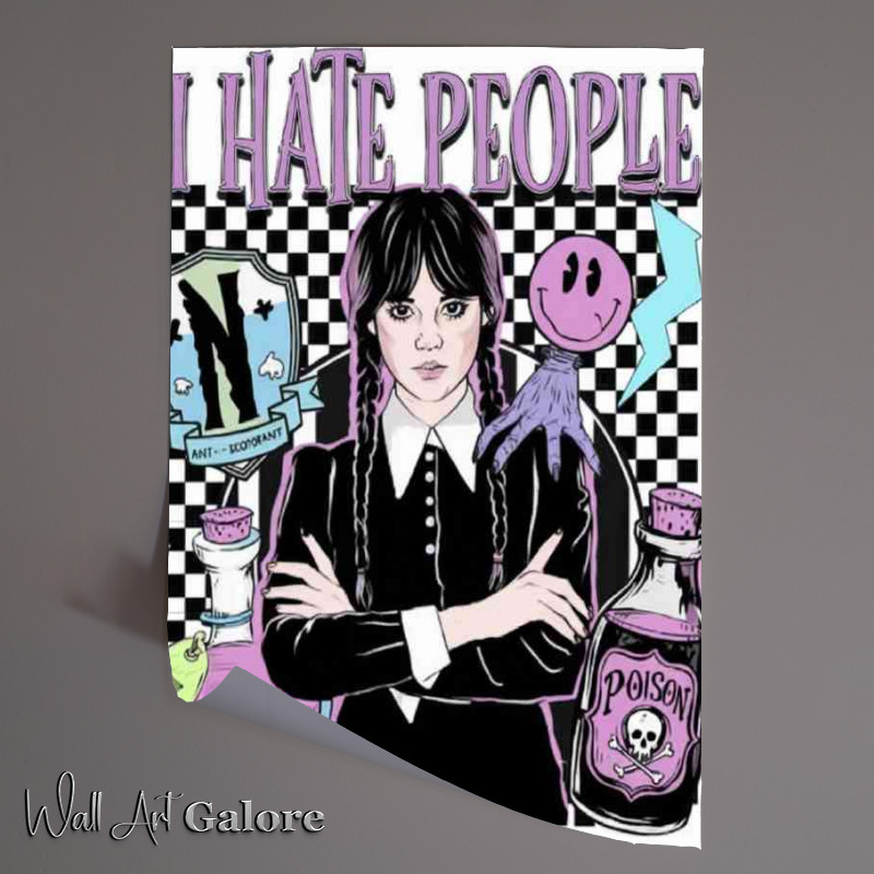 Buy Unframed Poster : (I Hate people horror)