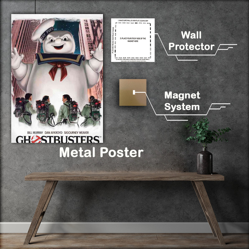 Buy Metal Poster : (Marshmellow man)