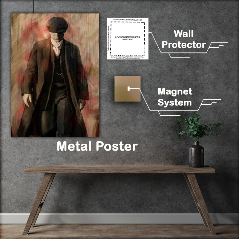 Buy Metal Poster : (One of the gang members peaky blinders)