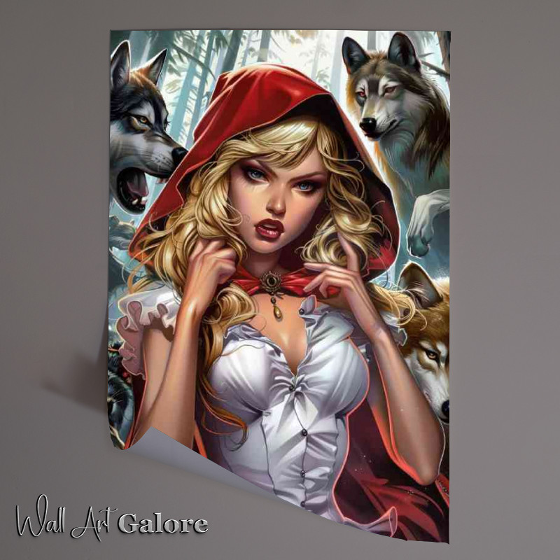 Buy Unframed Poster : (Red riding and the wof pack)