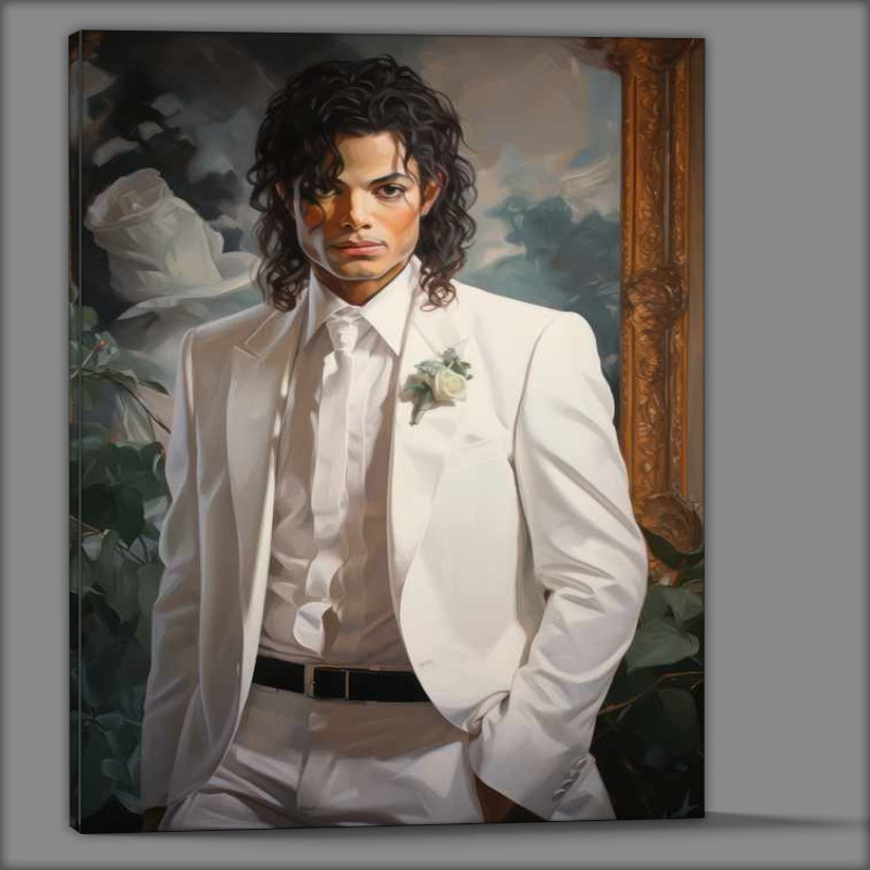 Buy Canvas : (Michael jackson is bad)