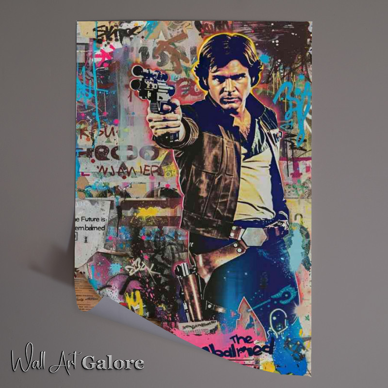 Buy Unframed Poster : (Street art style harrison ford)