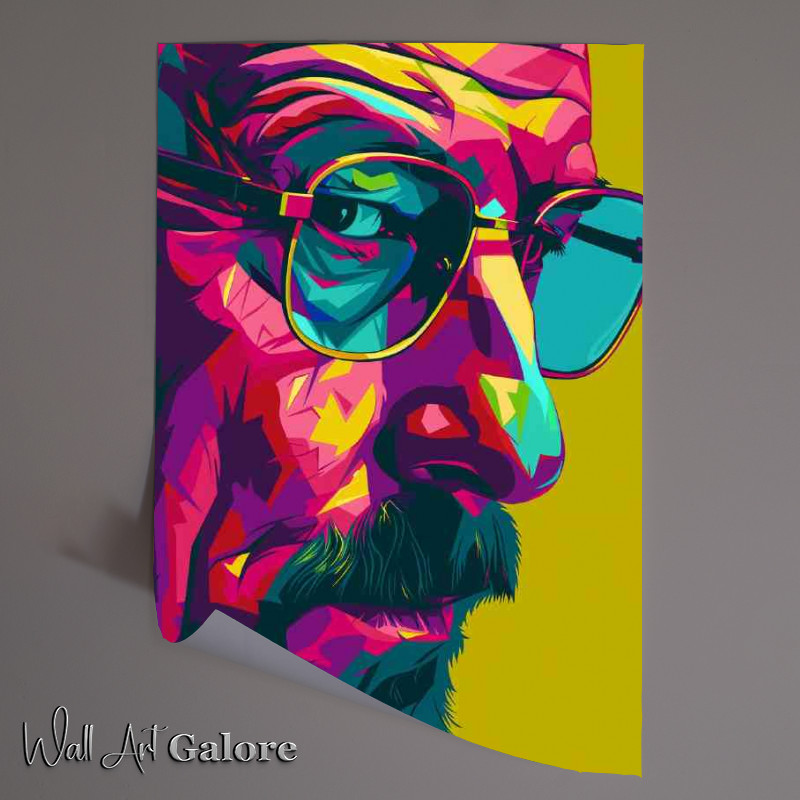 Buy Unframed Poster : (Walter white abstract pop art)