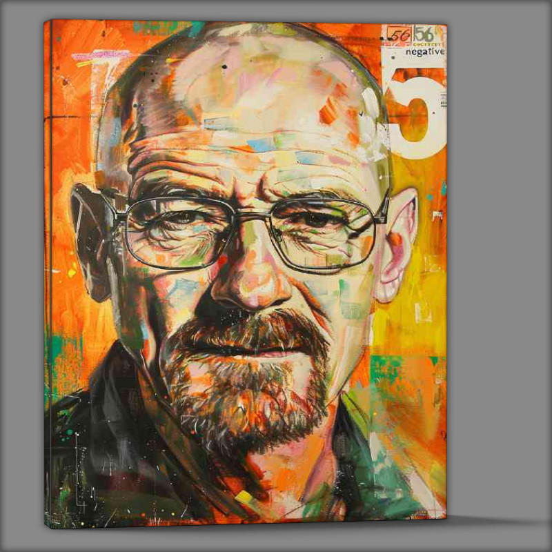Buy Canvas : (Walter white painted style art)