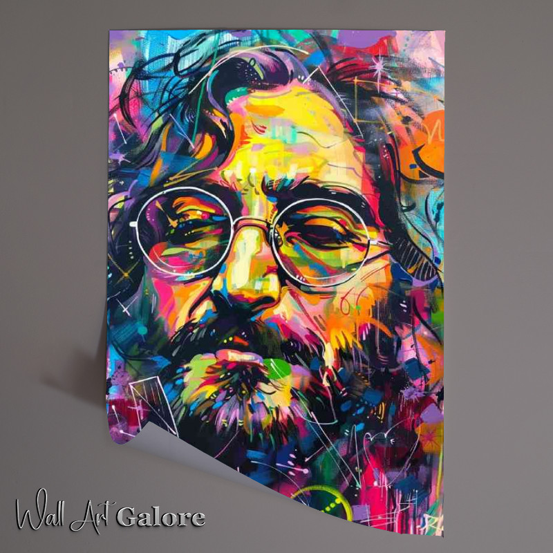 Buy Unframed Poster : (Colorful painting of John Lennon)