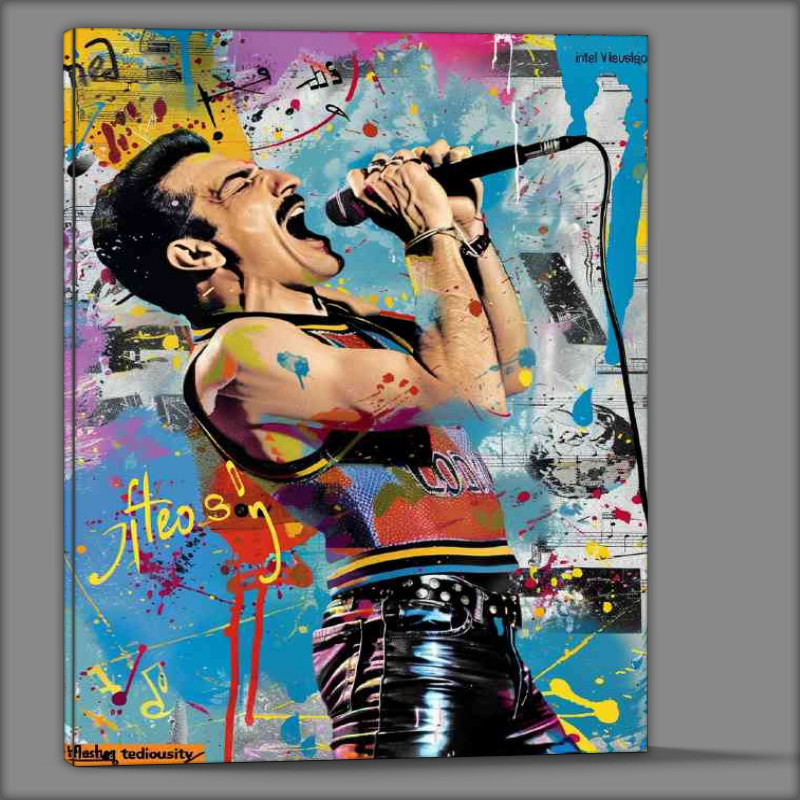 Buy Canvas : (Freddie mercury magazine cover style)