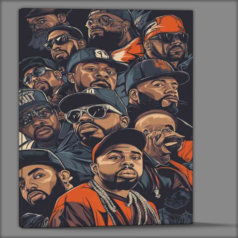 Buy Canvas : (Poster west coast rappers)