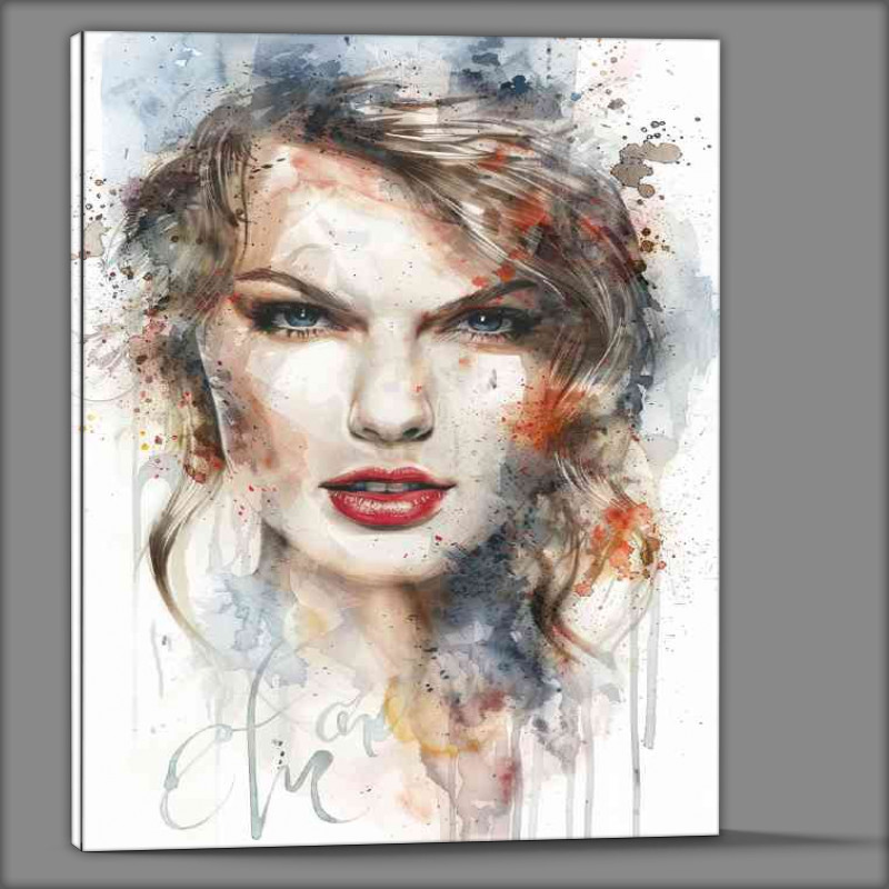 Buy Canvas : (Taylor swift style watercolour painting)
