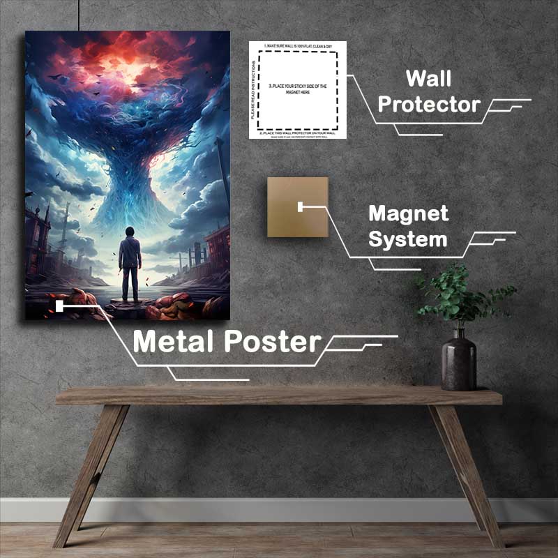 Buy Metal Poster : (Rogue Code galaxy art from beyond)
