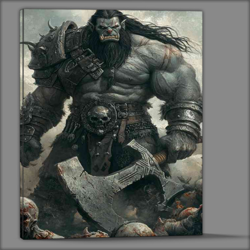 Buy Canvas : (Giant ork fantasy grey skin)