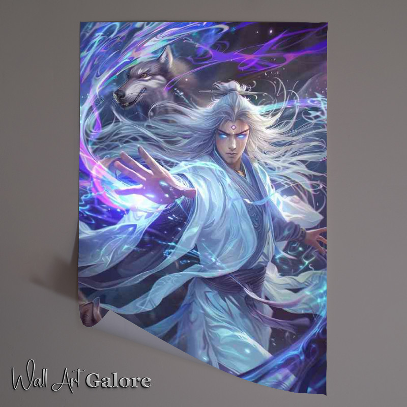 Buy Unframed Poster : (God of the galaxy and long hair)