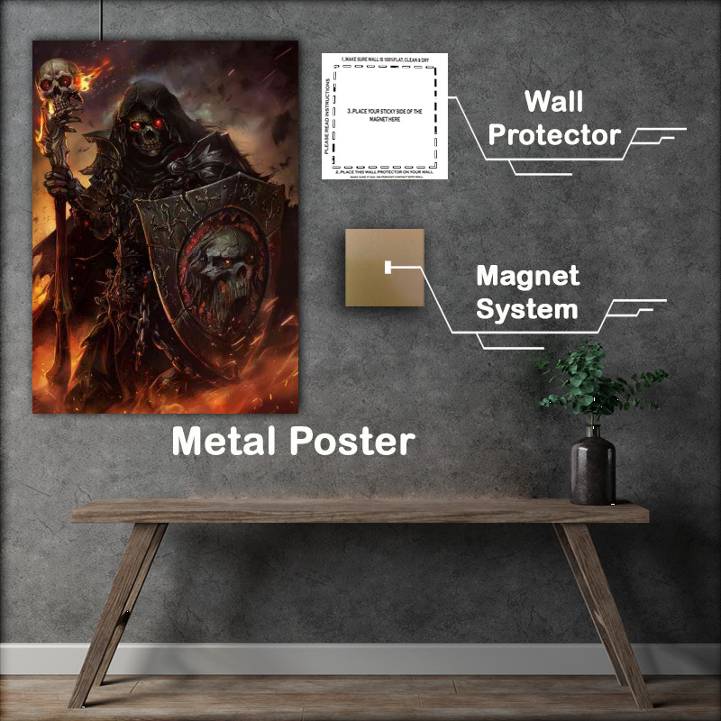 Buy Metal Poster : (Grim returning to hell)