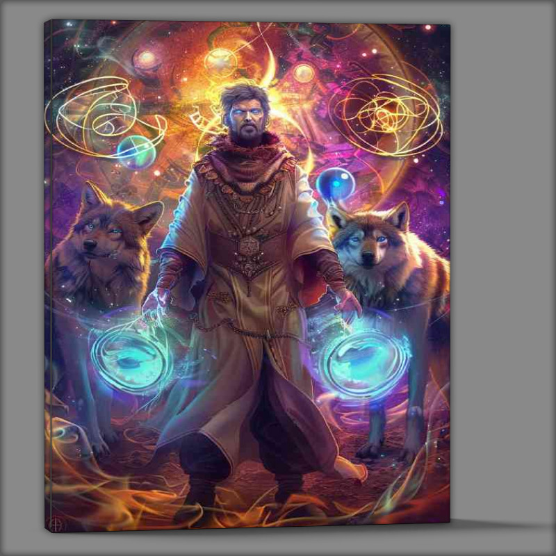 Buy Canvas : (Male wizzard with light robe)