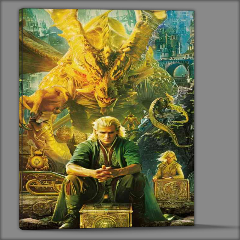 Buy Canvas : (Poster movie the man and the dragon)