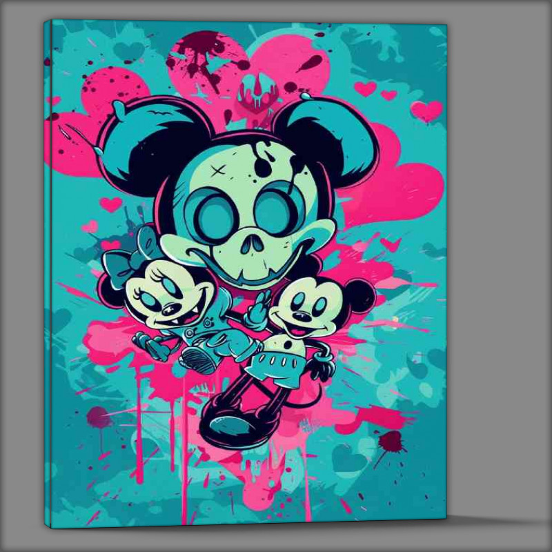 Buy Canvas : (The zombie mouse)