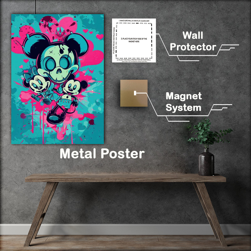 Buy Metal Poster : (The zombie mouse)