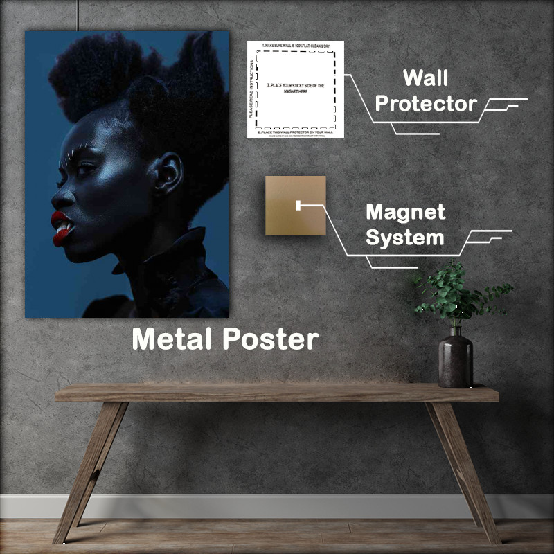 Buy Metal Poster : (Vampire female model)