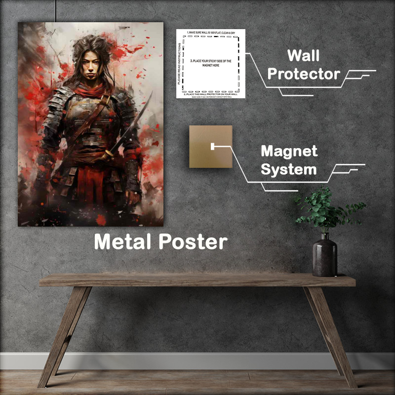 Buy Metal Poster : (Samurai Archery and Battles on the Mount)