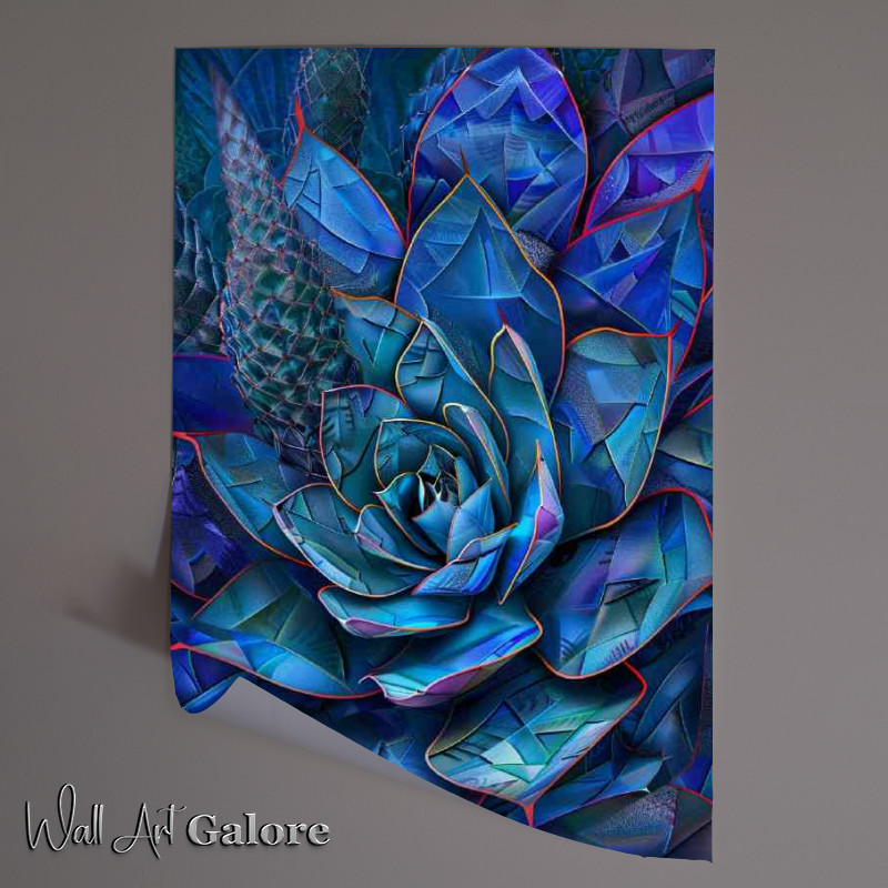 Buy Unframed Poster : (Blue agave cactus)