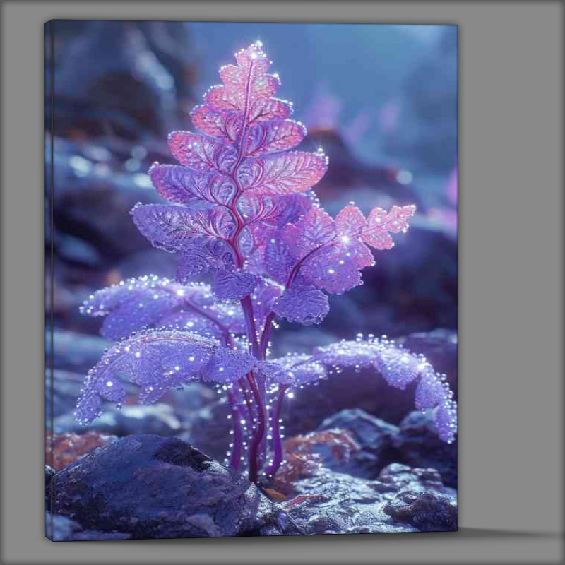 Buy Canvas : (Purple iced fern)